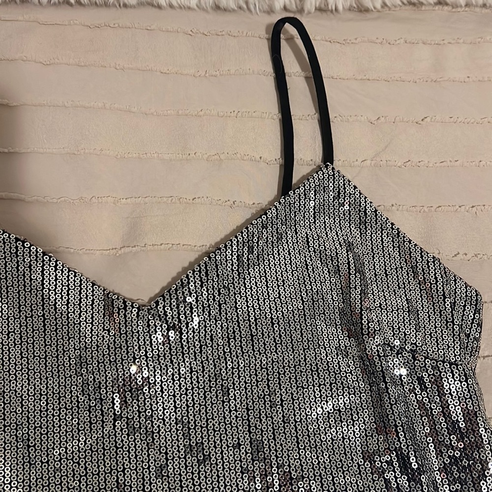 Silver Sequin Holiday Dress from Target!